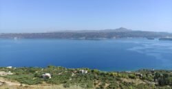 Πωλείται αγροτεμάχιο με ανεμπόδιστη θέα σε βουνό και θάλασσα.